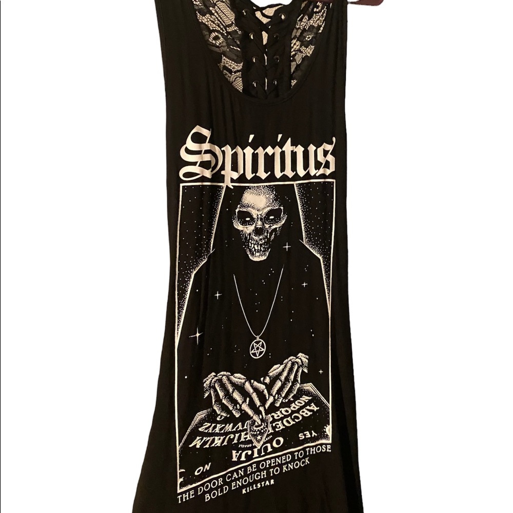 Spiritus lace up tunic